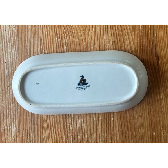 Vintage Shenango China Netherland Plaza Hotel Oval Serving Dish Restaurant Ware - Picture 2 of 6